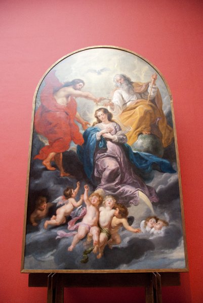 Brussels021410-1076.jpg - Peter Paul Rubens, Siegen 1577-Anvers 1640, et Atelier, Le Couronnemet de la Vierge