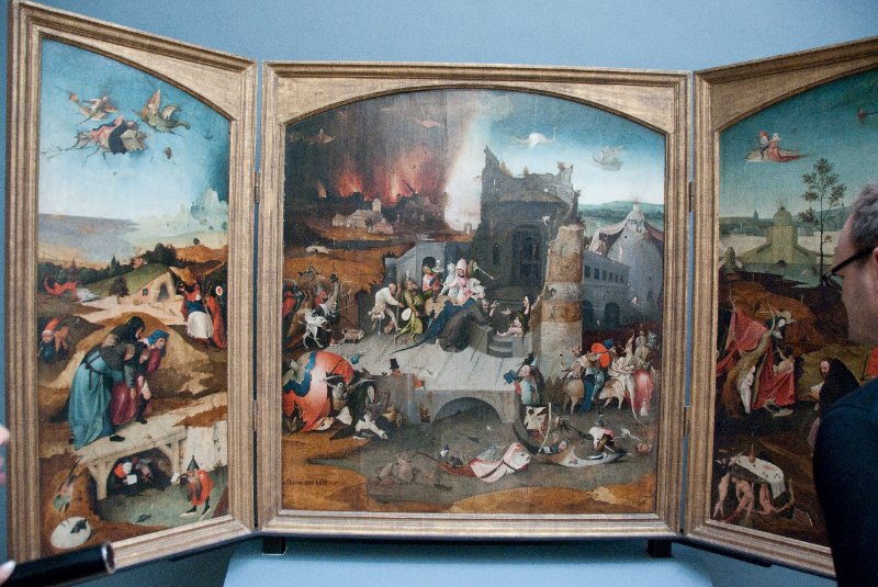 Brussels021410-1092.jpg - Hieronymus van Aken (dit Bosch) Bois-le-Duc ?-1516, replique, Triptyque de la Tentation de Saint Antoine