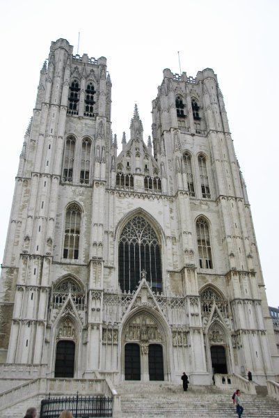 Brussels021310-0846-2.jpg - Cathedral of St Michael and St Gudule
