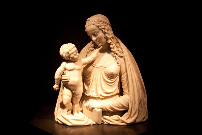 Brussels021310-0872.jpg - Vierge et Enfant, Sculpture (vers 1525) par Conrad Meit (Worms a Rhein 1480-Anvers 1551).