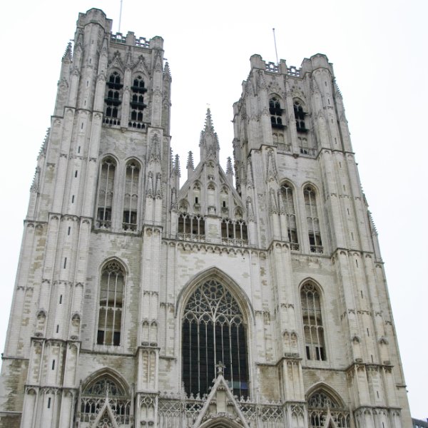 Brussels021310-0846.jpg - Cathedral of St Michael and St Gudule
