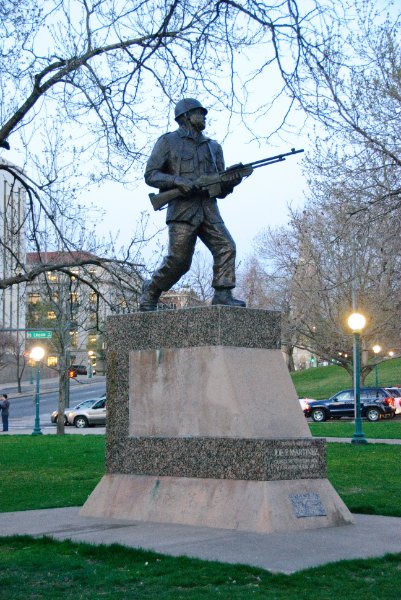 Denver041410-2298.jpg - Joseph P. Martinez Statue, located on Lincoln Park/Lower Capitol lawn
