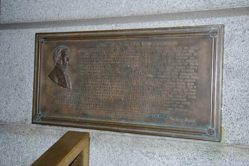 Denver041410-2333.jpg - Lincoln's Gettysburg Address Plaque