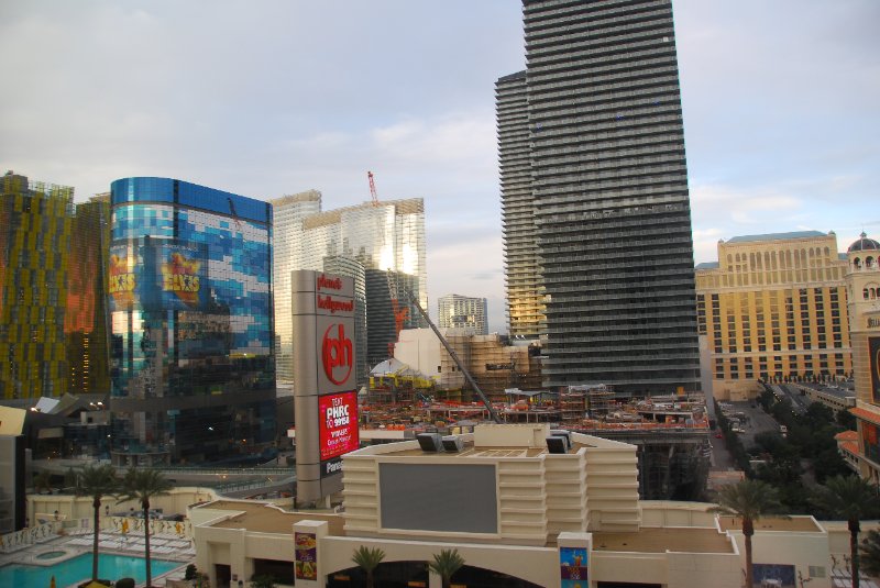 LasVegas020910-0714.jpg - View from my room on the 16th floor of the Planet Hollywood Resort and Casino