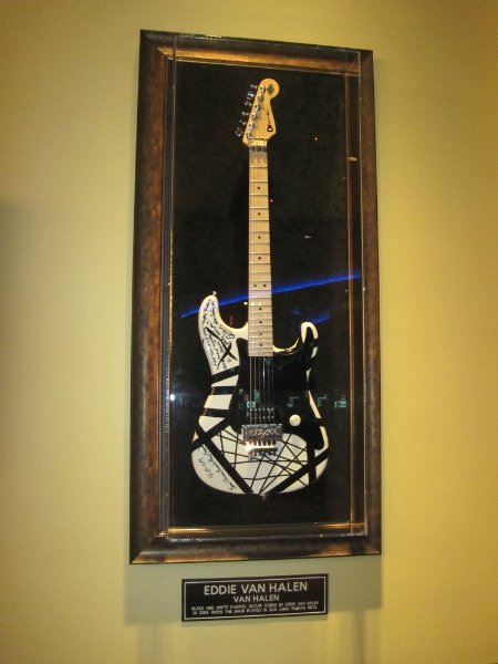 LasVegas032210-0263.jpg - Eddie Van Halen Guitar  in Hard Rock Cafe
