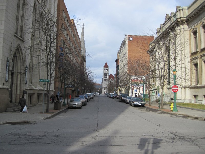 Syracuse012610-0108.jpg - View of City Hall looking North on Mongomery Street, standing in Columbus Circle