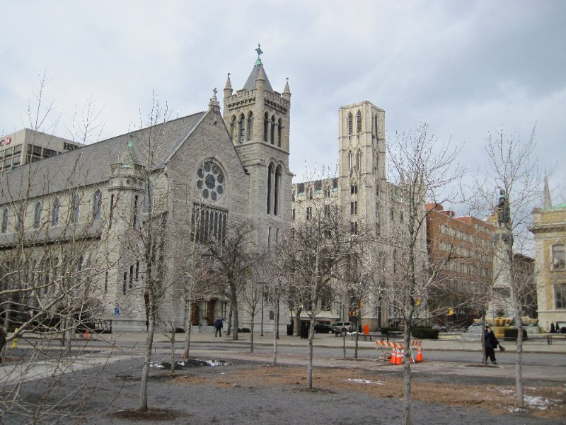 Syracuse012610-0120.jpg - Cathedral of the Immaculate Conception, The Mizpah andFirst Baptist Church (background center)