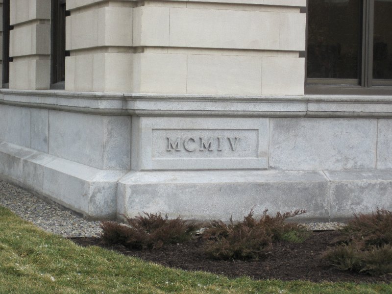 Syracuse012610-0128.jpg - Onondaga County Courthouse - corner stone "MCMIV"