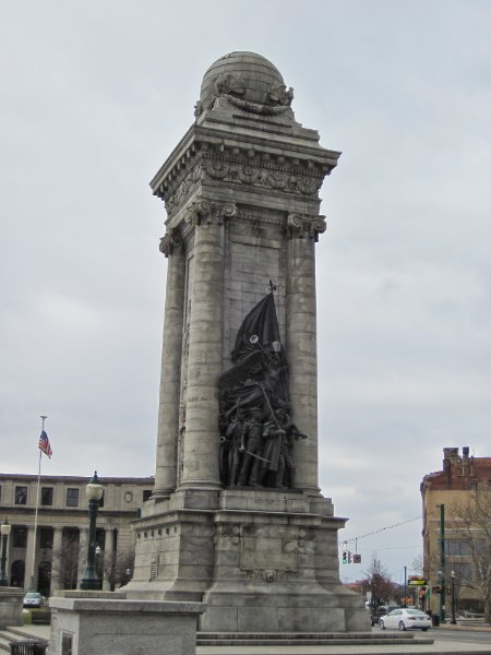 Syracuse012610-0167.jpg - Soldiers and Sailors Civil War Monument.  Clinton Exchage (left background).