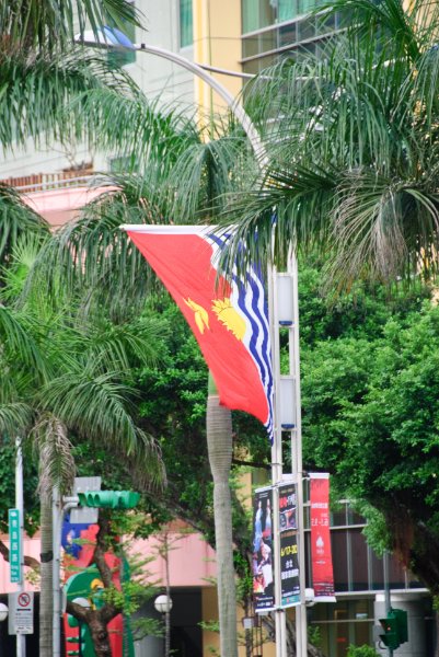 Taiwan060210-3165.jpg - Kiribati Flag on Zhong Shan South Road