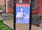 Freedom Trail  The Freedom Trail sign in front of the Mission. Downtown Syracuse walk : 2017, Downtown walk, NY, New York, Syracuse, Wedding, Şeyda and Dan