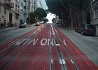 SanFrancisco082817-1643  Heading North on the Powell/Maison/Taylor Cable Car Route to Fisherman's Wharf. San Francisco Cable Car loop : 2017, Cable Car Loop, Powell/Maison/Taylor Cable Car Route, San Francisco