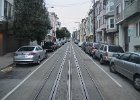 SanFrancisco082817-1658  Heading North on the Powell/Maison/Taylor Cable Car Route to Fisherman's Wharf. San Francisco Cable Car loop : 2017, Cable Car Loop, Powell/Maison/Taylor Cable Car Route, San Francisco