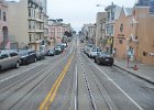 SanFrancisco082817-1661  Heading North on the Powell/Maison/Taylor Cable Car Route to Fisherman's Wharf. San Francisco Cable Car loop : 2017, Cable Car Loop, Powell/Maison/Taylor Cable Car Route, San Francisco