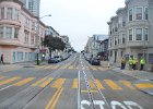 SanFrancisco082817-1662  Heading North on the Powell/Maison/Taylor Cable Car Route to Fisherman's Wharf. San Francisco Cable Car loop : 2017, Cable Car Loop, Powell/Maison/Taylor Cable Car Route, San Francisco