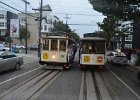 SanFrancisco082817-1671  Heading North on the Powell/Maison/Taylor Cable Car Route to Fisherman's Wharf. San Francisco Cable Car loop : 2017, Cable Car Loop, Powell/Maison/Taylor Cable Car Route, San Francisco