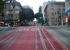 Heading North on Powell  Powell. Heading North on the Powell/Maison/Taylor Cable Car Route to Fisherman's Wharf. San Francisco Cable Car loop : 2017, Cable Car Loop, Powell/Maison/Taylor Cable Car Route, San Francisco