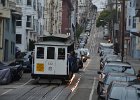 SanFrancisco082817-1652  Heading North on the Powell/Maison/Taylor Cable Car Route to Fisherman's Wharf. San Francisco Cable Car loop : 2017, Cable Car Loop, Powell/Maison/Taylor Cable Car Route, San Francisco