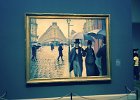 CathieBDayJuly2018--1  "Paris Street; Rainy Day" painting by Gustave Caillebotte, 1877. Cathie's Birthday afternoon at the Art Institute of Chicago : 2018, Art Institute of Chicago, Cathie Birthday, Chicago