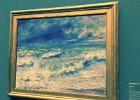 CathieBDayJuly2018--3  "Seascape" painting by Pierre-Auguste Renoir, 1879. Cathie's Birthday afternoon at the Art Institute of Chicago : 2018, Art Institute of Chicago, Cathie Birthday, Chicago