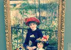 CathieBDayJuly2018--5  "Two Sisters (On the Terrace)" painting by Pierre-Auguste Renoir, 1881. Cathie's Birthday afternoon at the Art Institute of Chicago : 2018, Art Institute of Chicago, Cathie Birthday, Chicago