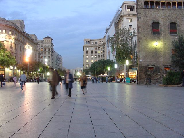 Street in front of the Catedral