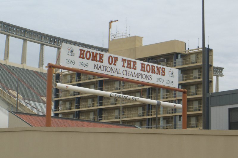 CIMG8032.JPG - Texas Memorial Stadium  Home of the Horns, National Champions 1963, 1969, 1970, 2005