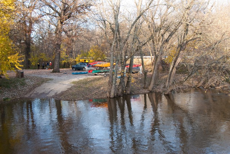 KankakeeRiver110109-9817.jpg - Dunns Bridge take-out point on the Kankakee River