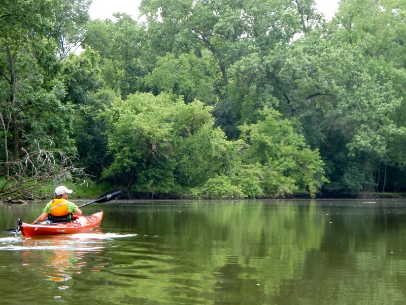 SkokieLagoonsKayak071909-7190028.jpg - Paddling Around the Lagoon 3 Island