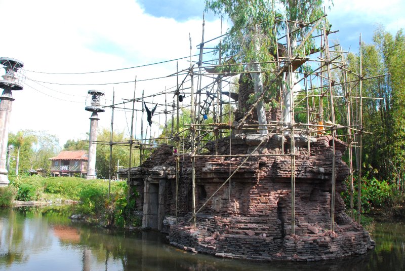 DisneyWorld022709-3099.jpg - Animal Kingdom Ape Habitat Near Expedition Everest