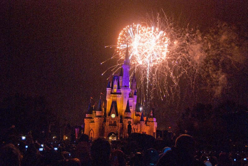 DisneyWorld022709-3454.jpg - Magic Kingdom - "WISHES" Fireworks Show