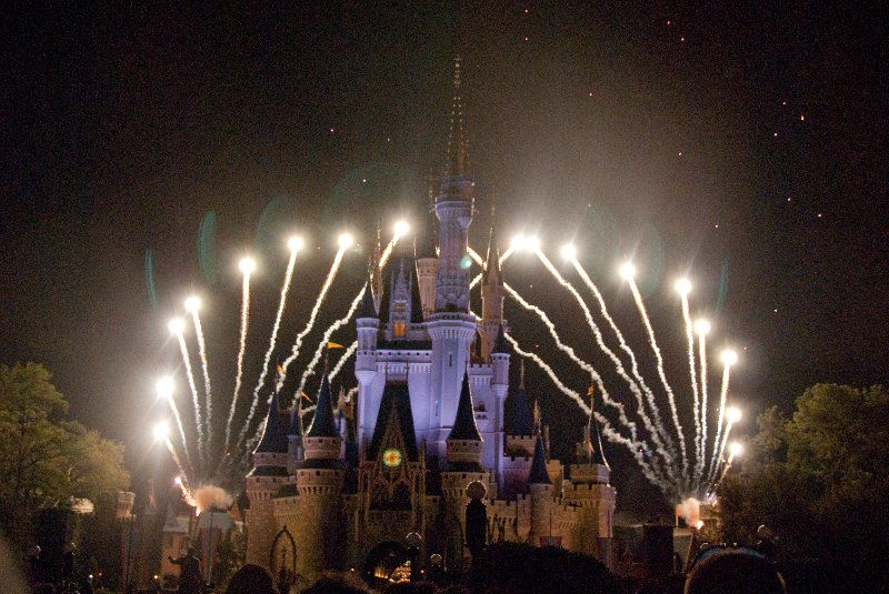 DisneyWorld022709-3456.jpg - Magic Kingdom - "WISHES" Fireworks Show