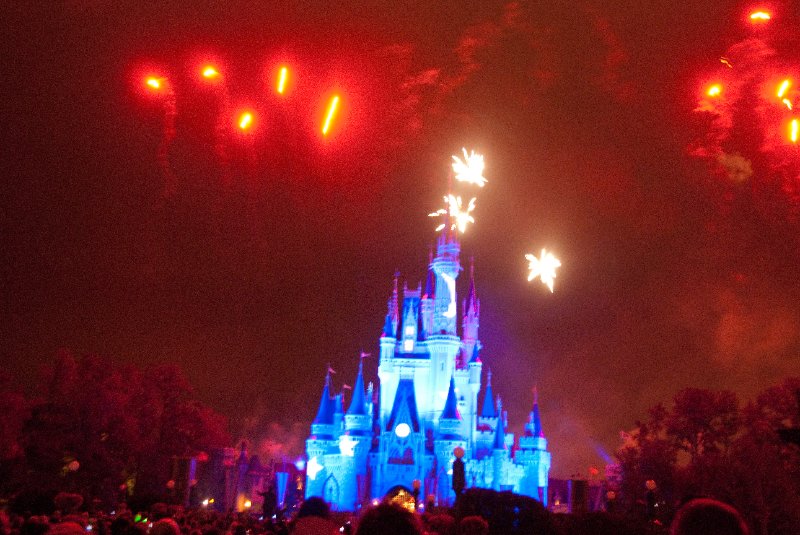 DisneyWorld022709-3465.jpg - Magic Kingdom - "WISHES" Fireworks Show