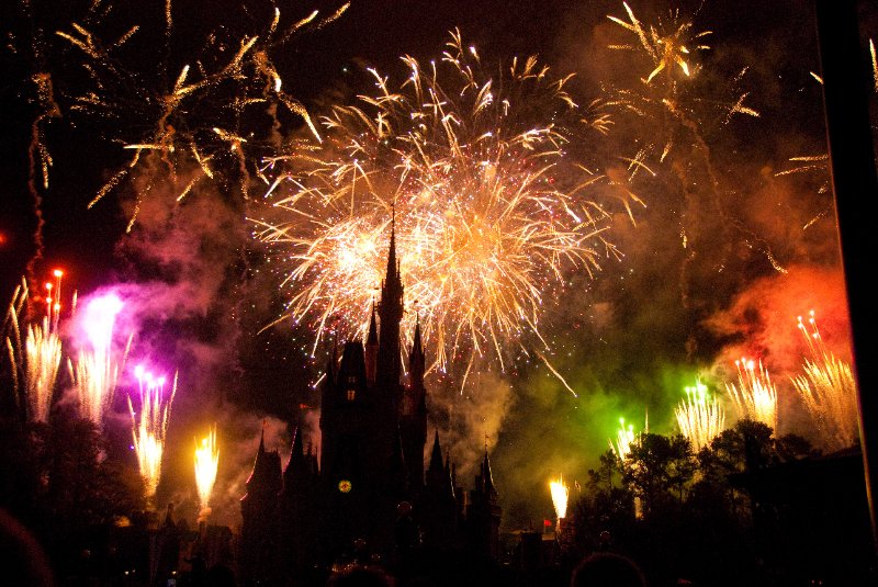DisneyWorld022709-3476.jpg - Magic Kingdom - "WISHES" Fireworks Show