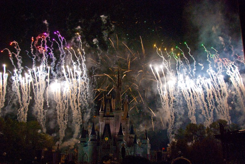 DisneyWorld022709-3478.jpg - Magic Kingdom - "WISHES" Fireworks Show
