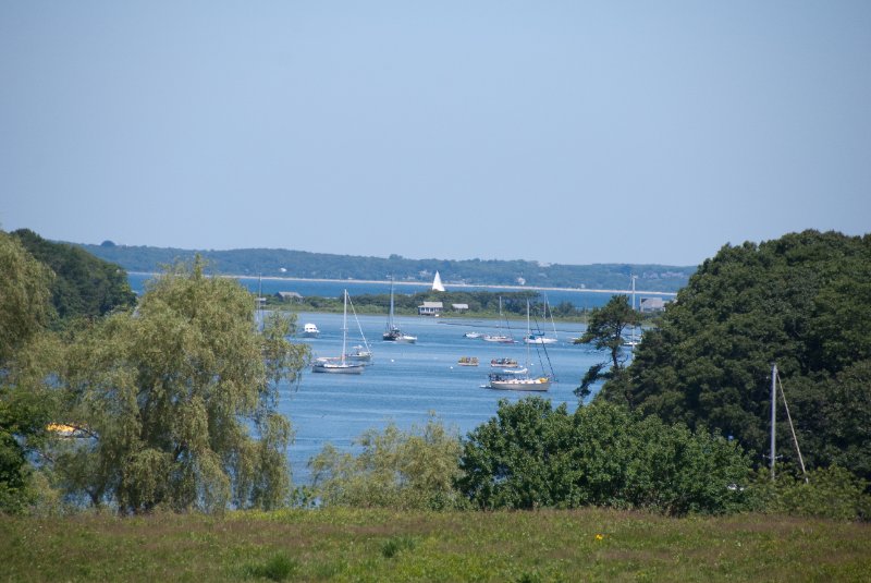 DSC_7747.jpg - Lake Tashmoo, Vineyard Haven.  Driving North West on Main St.