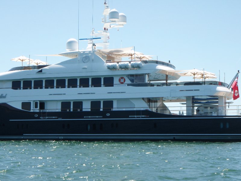 MV071109-7110117.jpg - Motor Yacht, Unbridled. Cayman Islands flagged yacht - beautiful.