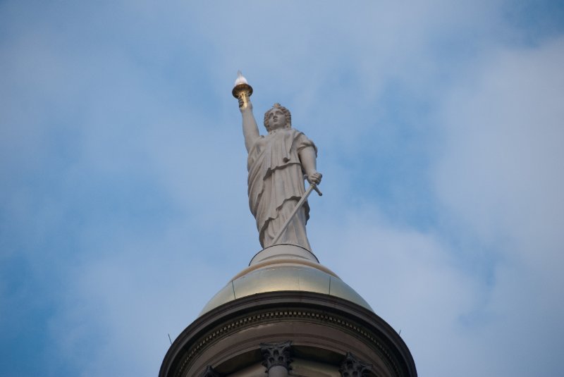 Atlanta082509-8845.jpg - Miss Freedom atop Georgia State Capitol