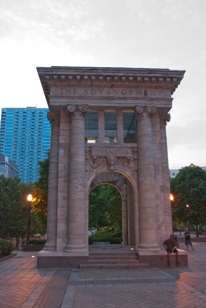 Atlanta082509-8946.jpg - Carnegie Arch. Architectural Remnant from the former Carnegie Library located at Forsyth and Carnegie Way.