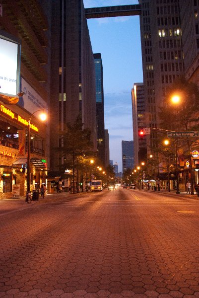 Atlanta082509-8957.jpg - Weat Peachtree Street, looking North NW at Bank of America Plaza.