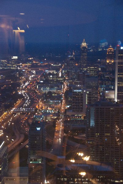 Atlanta082509-8964.jpg - Weat Peachtree Street, looking North NW at Bank of America Plaza. Midtown Atlanta. I75.