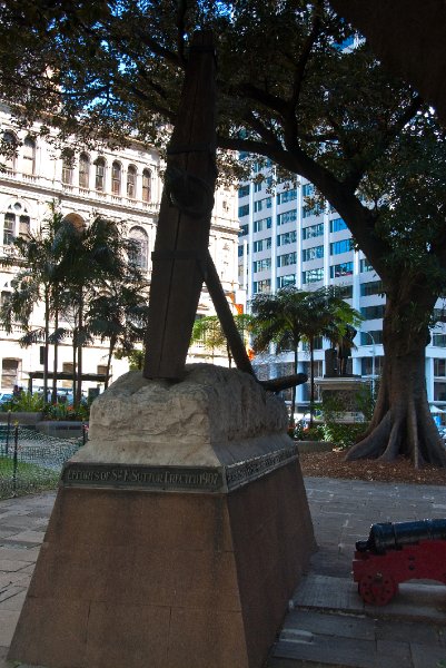 Sydney090209-9162.jpg - The HMS "Sirius" Anchor --  resurfaced from Point Ross Norfolk Island, Macquarie Place