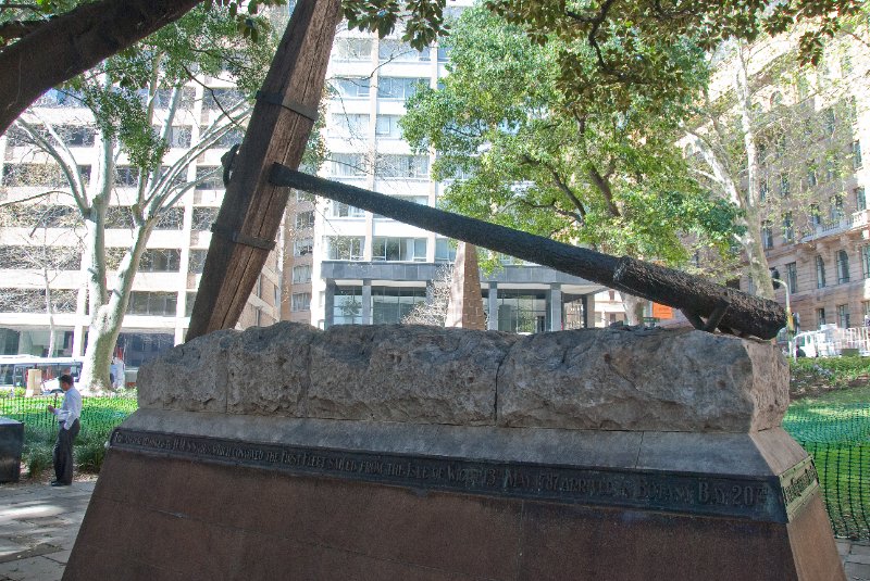 Sydney090209-9165.jpg - The HMS "Sirius" Anchor --  resurfaced from Point Ross Norfolk Island, Macquarie Place