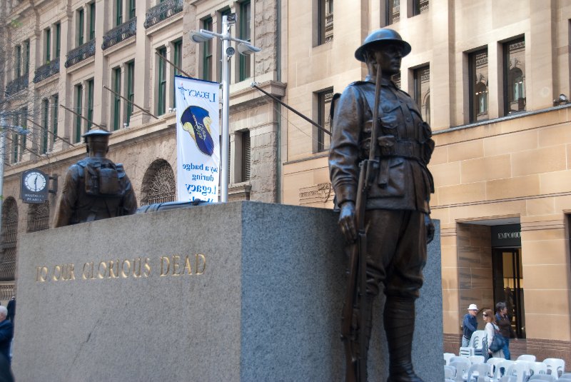 Sydney090209-9202.jpg - "To Our Glorious Dead" on the Cenotaph - Martin Place Sydney