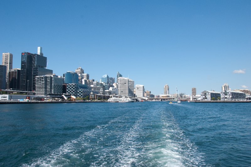 Sydney090109-9060.jpg - Looking South into Darling Harbour. Ferry Ride from Maritime Museum  to Sydney Harbour Circular Quay Ferry Terminal