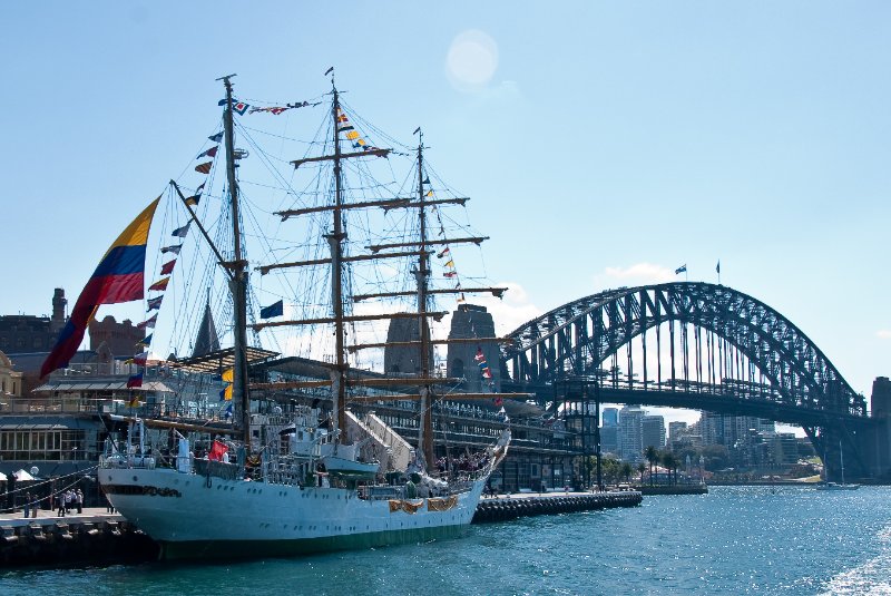 Sydney090109-9120.jpg - ARC Gloria, official flagship and sailtrainingship of the Colombian Navy