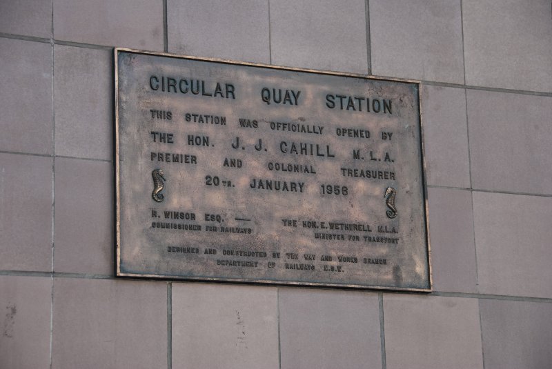 Sydney090109-9129.jpg - Circular Quay Station. This station was officially opened 20th January 1958