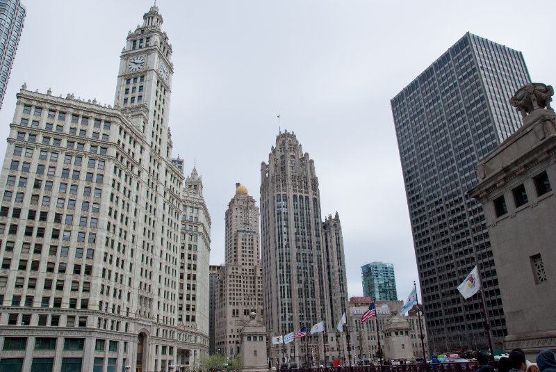 Chicago042809-5799.jpg - Wrigley Building, Tribune Tower, Equitable Building