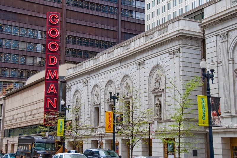 Chicago042809-5906.jpg - Goodman Theatre, view from Dearborn and Lake