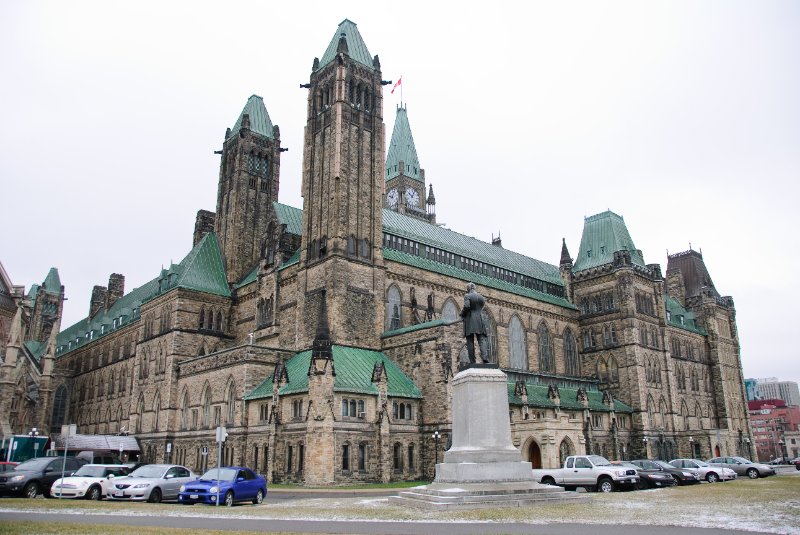 DSC_0293.jpg - Center Block. The back of the Statue of George Brown